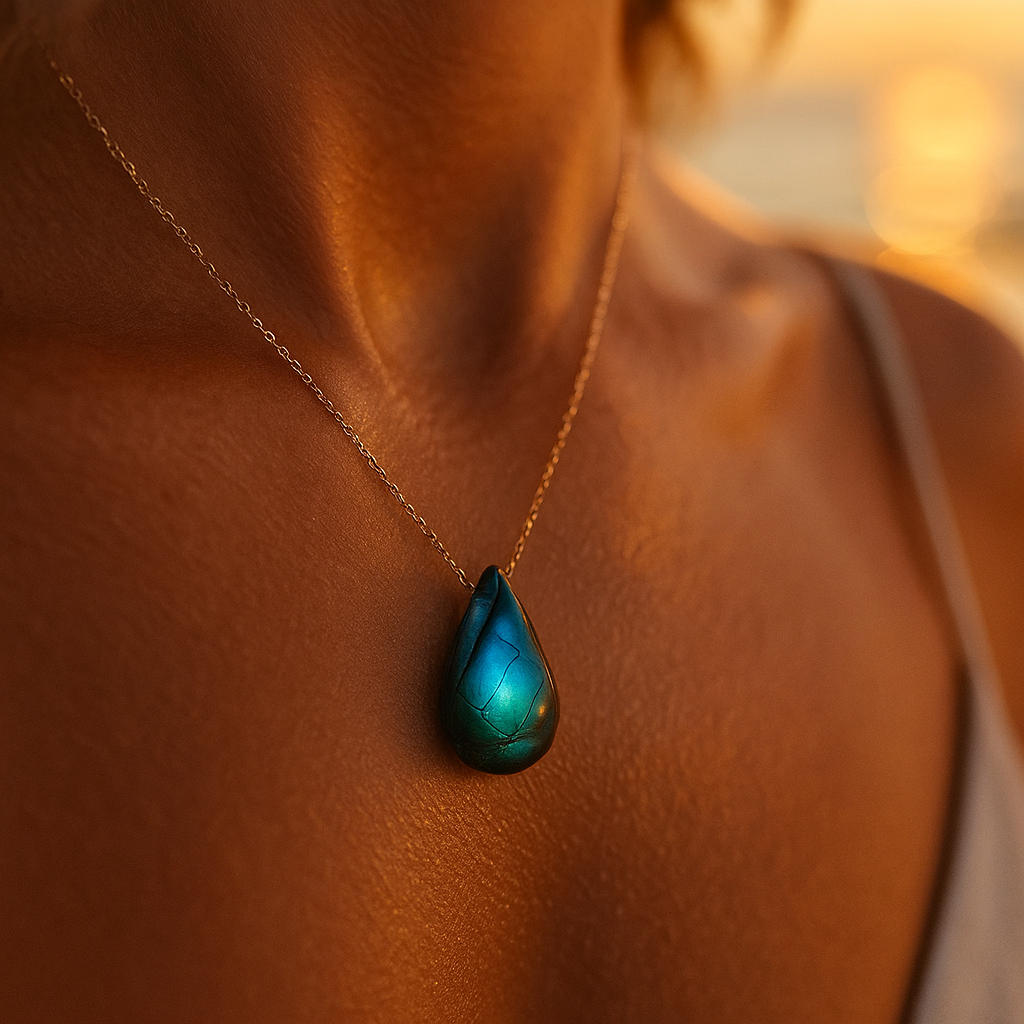 Lagoon - Elegant Labradorite Necklace