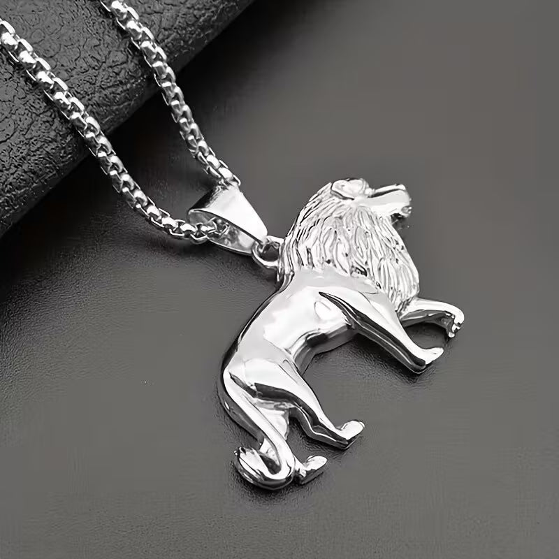 Regal Lioness of Grace Pendant Necklace