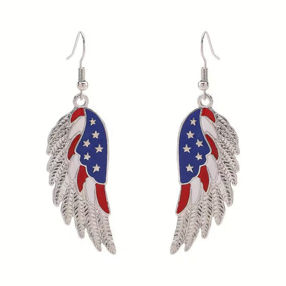 Wings of Timeless Liberty Drop Earrings