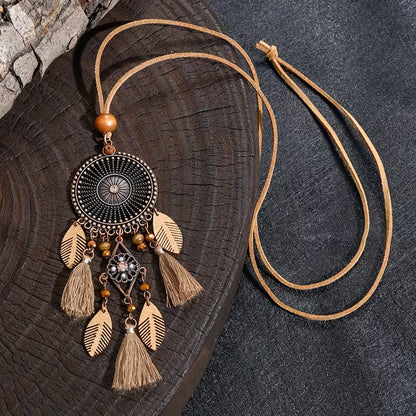 Bohemian Dreamcatcher Heritage Necklace