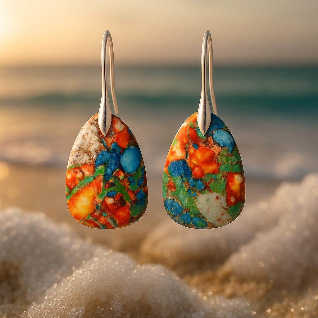Aristea - Vibrant Tropical Earrings