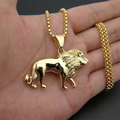 Regal Lioness of Grace Pendant Necklace