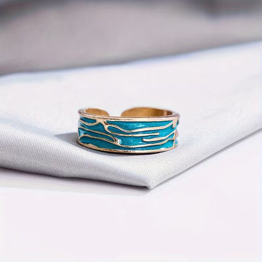 Azure Tides Grace Ring
