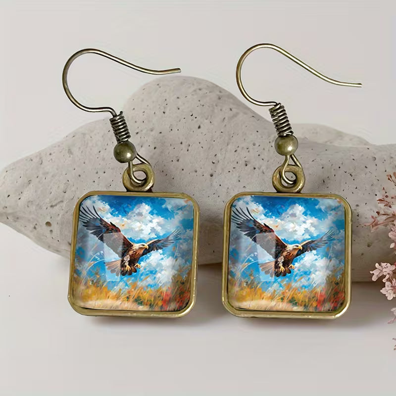 Wings of Grace Heirloom Drop Earrings