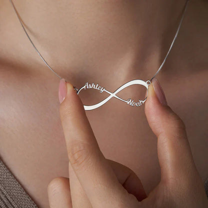 Eternal Rose Box & Name Necklace