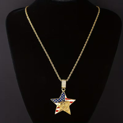 Celestial Liberty Heirloom Star Pendant Necklace