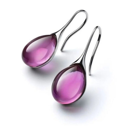Luxe Crystal Drops earings in Gold & Silver