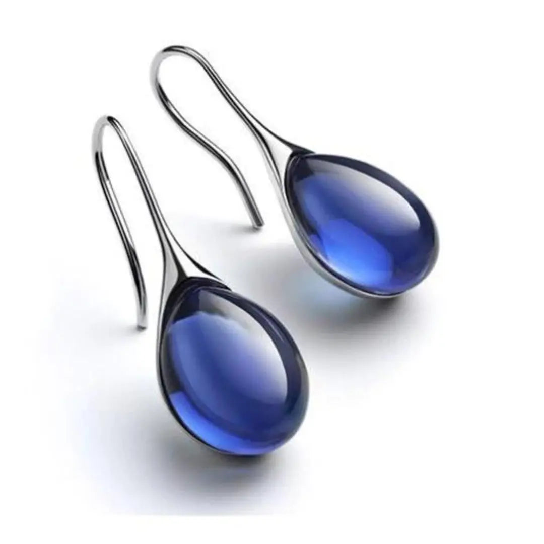 Luxe Crystal Drops earings in Gold & Silver
