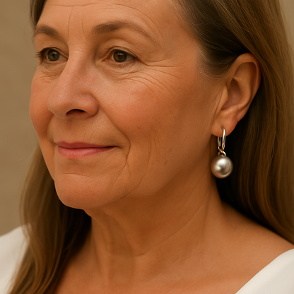 Bronze Bead Earrings