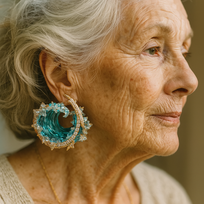 Ocean’s Wave Earrings