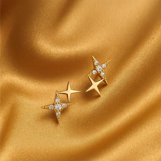 Elegant Star Spark Earrings