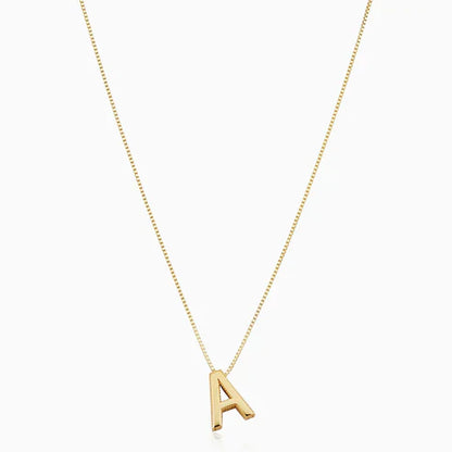Love letter initial necklace
