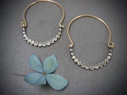 Luxe Boho Cubic Silver Studs