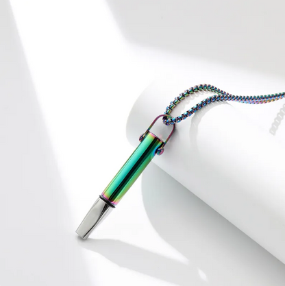 Breathing Resistance Whistle Necklace