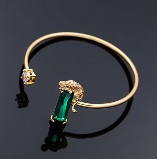 Opulent Panther Elegance Bracelet