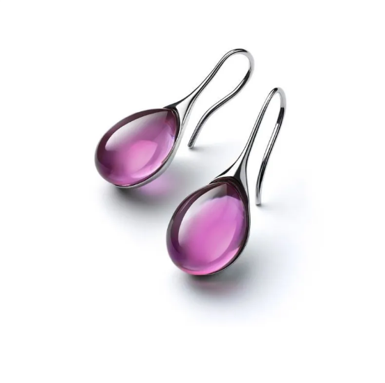 Inlaid Opal Fashion Earrings