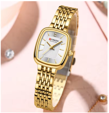 Timeless TwoTone Gold Silver Quartz Watch Bracelet