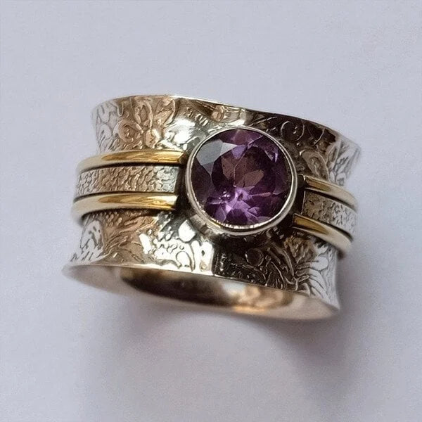 Boho Crystal Harmony Ring