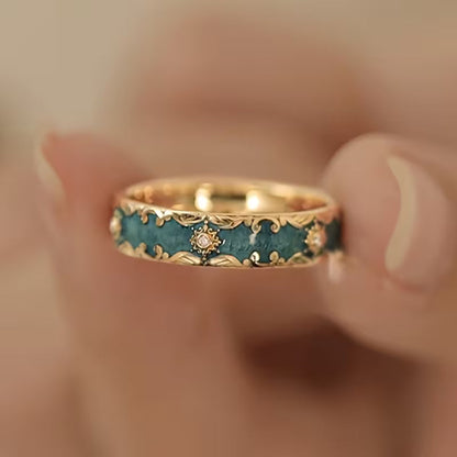 Vintage Open Cuff Elegance Ring