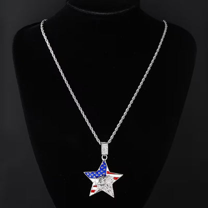 Celestial Liberty Heirloom Star Pendant Necklace