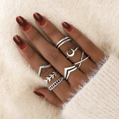Unique rings set with 8 to 12 rings